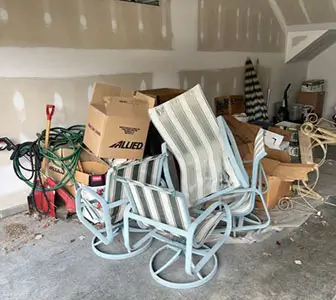 junk in garage